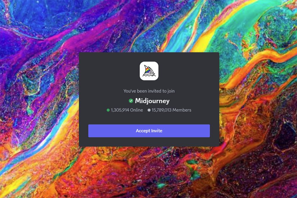 Accept Midjourney Invite!