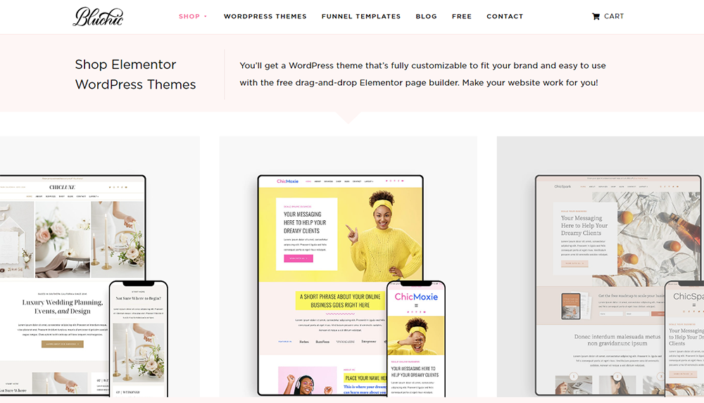 BluChic Themes - Designed for Female Entrepreneurs