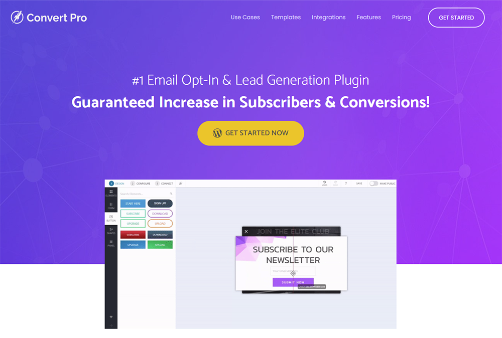 Convert Pro - Email Opt In and Lead Generation Plugin.