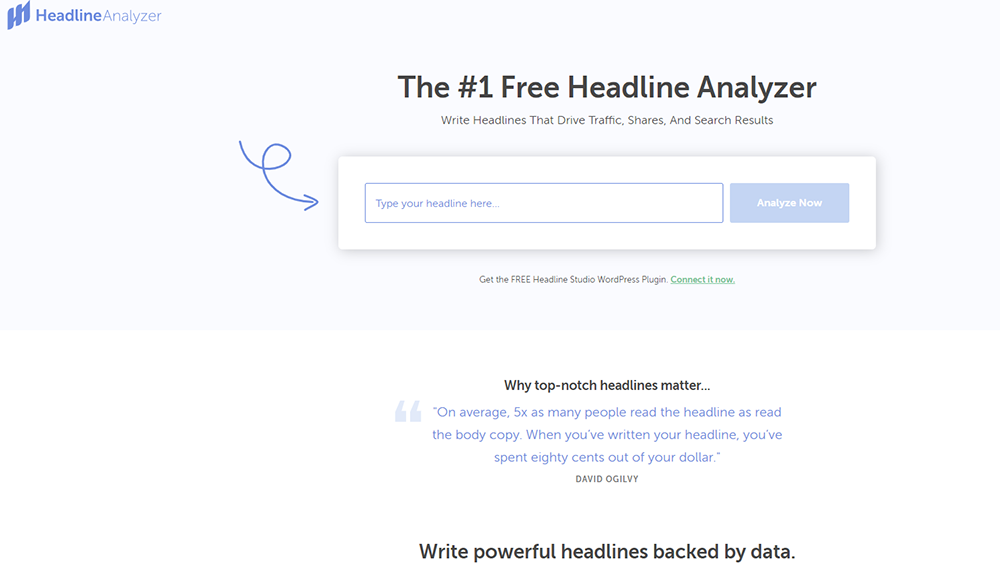 CoSchedule Free Headlines Analyzer Tool for Bloggers