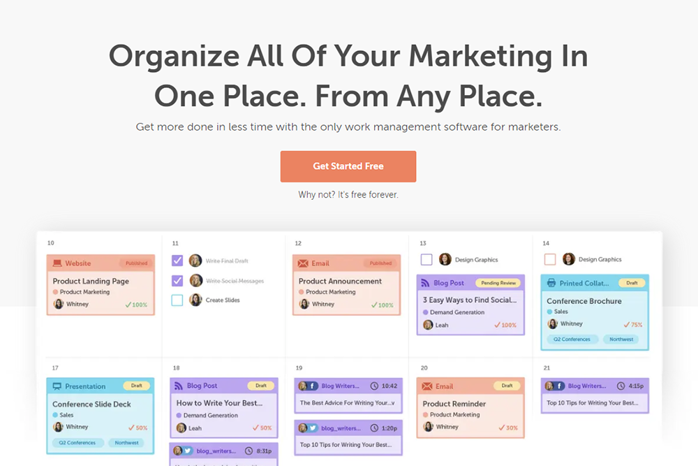 CoSchedule - All in One Marketing & Site Management Tool