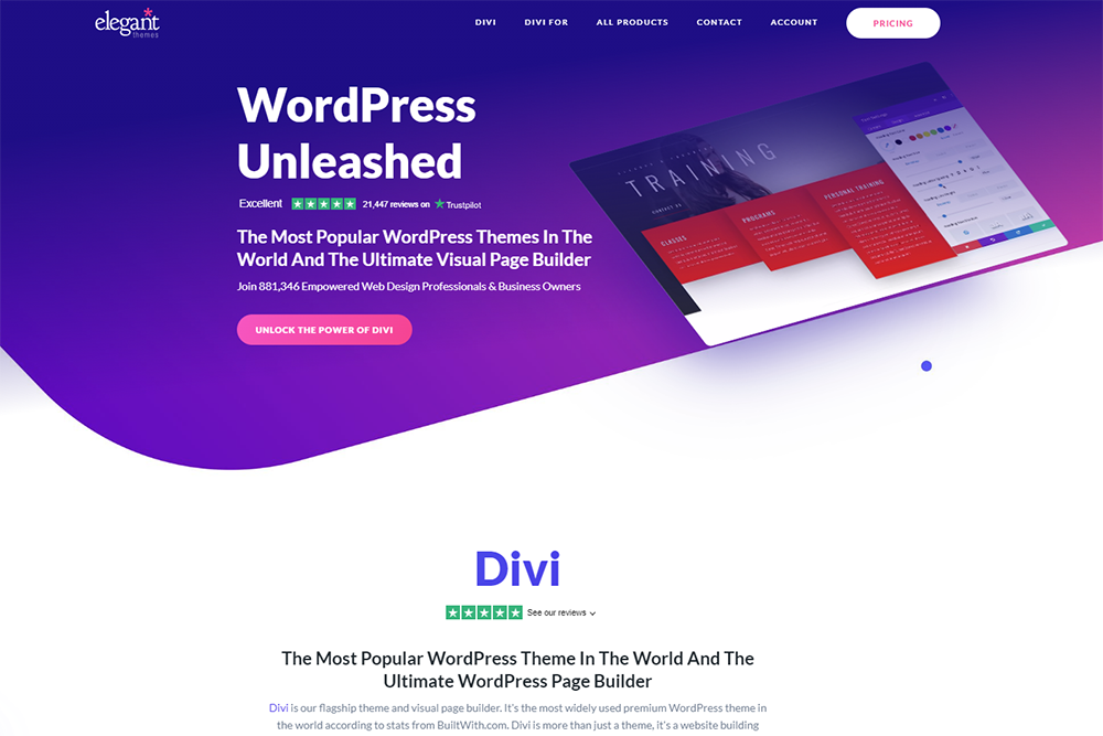 Divi - Worlds Most Popular WordPress Theme by Elegant Themes