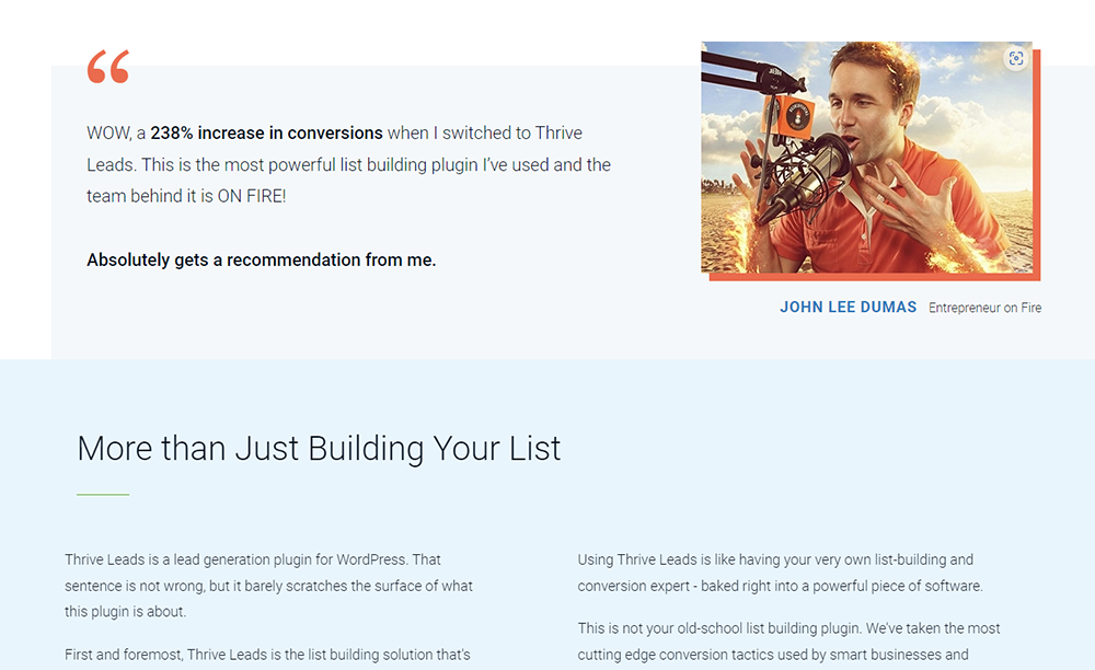 ThriveLeads - Email List Building/Email Capture Software