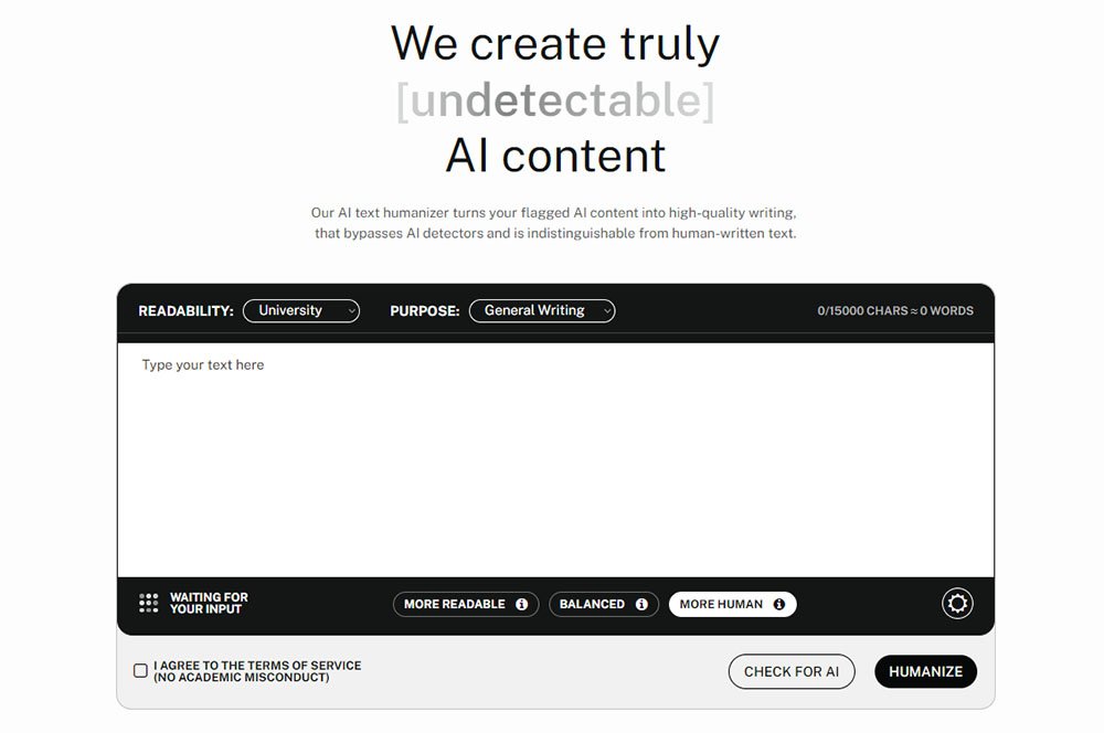 Undetectable AI Content Generator